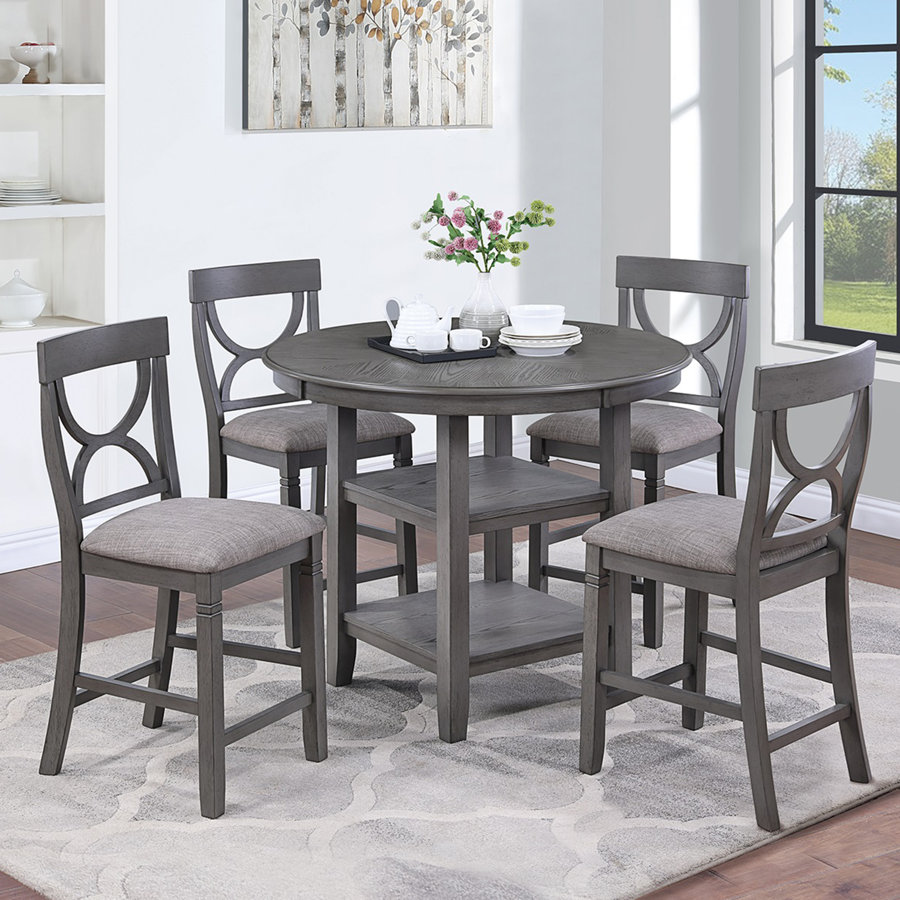 Tresvon Round Dining Set
